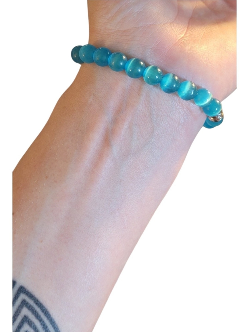 Turquoise Beaded Stretch Bracelet